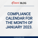 COMPLIANCE CALENDAR FOR THE MONTH OF JANUARY 2023.