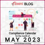 Compliance Calendar for May 2023.