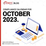 Compliance Calendar for the month of October 2023.